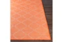 2'6"X7'3" Outdoor Rug-Burnt Orange Mottled Quatrefoil - Material