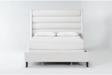 Sonia Full Upholstered Panel Bed