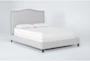 Lila Queen Upholstered Panel Bed - Side