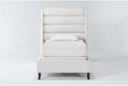 Sonia Twin Upholstered Panel Bed