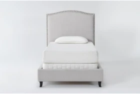 Lila Twin Upholstered Panel Bed