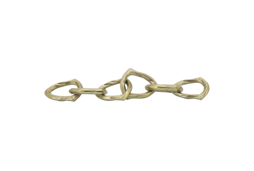 18 Inch Gold Metal Chain Links - 360