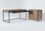 Whistler 2 Piece Office Set With Desk + File Cabinet - Side