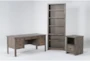 Ducar II 3 Piece Office Set With Executive Desk, File Cabinet + Bookcase - Signature