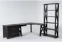 Jaxon 3 Piece Office Set With Corner Desk, Lateral File Cabinet + Bookcase - Signature