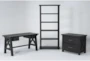 Jaxon 3 Piece Office Set With 58" Desk, Lateral Filing Cabinet + 82" Bookcase - Signature