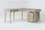 Allen 2 Piece Office Set With L-Shaped Desk + Mobile Filing Cabinet - Signature