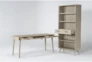 Allen 2 Piece Office Set With Writing Desk + Bookcase - Side