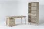 Allen 3 Piece Office Set With 67" Writing Desk, Mobile Filing Cabinet + 75" Bookcase - Signature