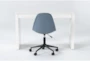 2 Piece Office Set With Vember White Desk + Archie Office Chair - Signature