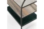 Metal + Marble 3 Tier Accent Table - Detail