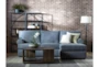 Hampstead Graphite 99" Sofa with Reversible Chaise - Room