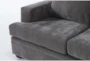 Bonaterra Charcoal 97" Sofa with Reversible Chaise - Detail