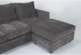 Bonaterra Charcoal 97" Sofa with Reversible Chaise - Detail