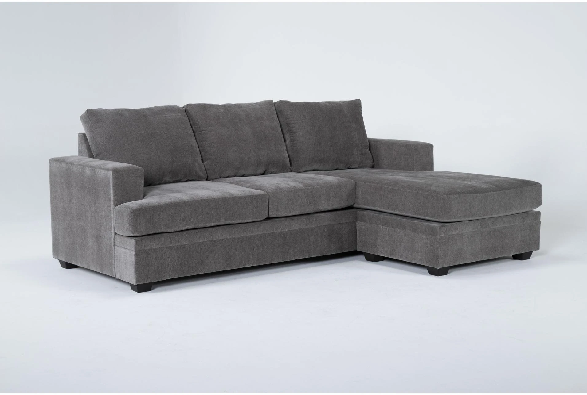 Bonaterra Charcoal 97 Sofa With Reversible Chaise Living Es