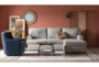 Hampstead Dove 97" Sofa With Reversible Chaise - Room