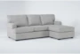 Hampstead Dove 99" Sofa with Reversible Chaise - Side