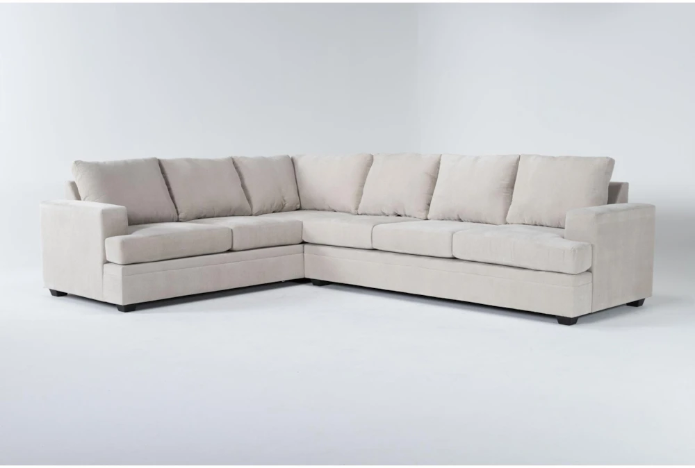Bonaterra Sand 127" 2 Piece Sectional With Right Arm Facing Sofa