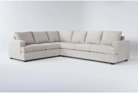 Bonaterra Sand 127" 2 Piece Sectional With Right Arm Facing Sofa