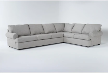 Hampstead Dove 140" 2 Piece Sectional With Left Arm Facing Sofa