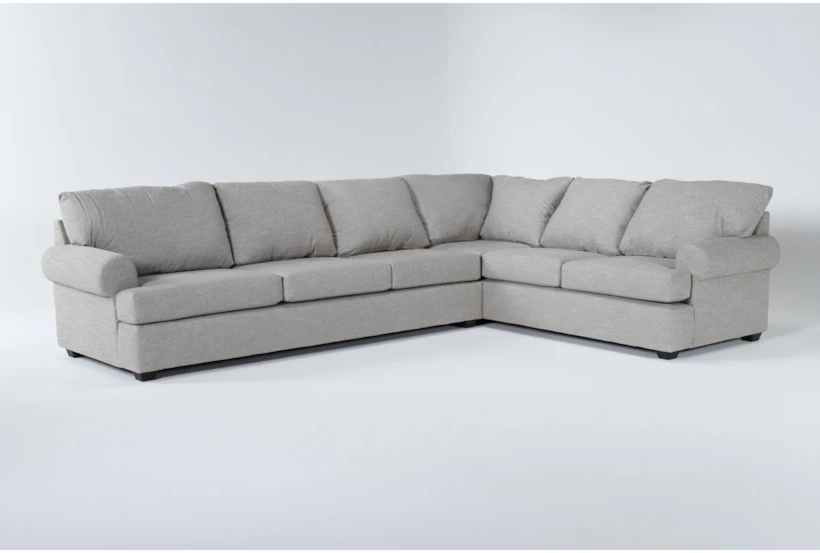 Hampstead Dove 139" 2 Piece Sectional with Left Arm Facing Sofa - 360