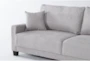 Pascal II Light Gray 91" Queen Convertible Sofa Sleeper  - Detail