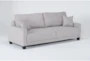 Pascal II Light Gray 91" Queen Convertible Sofa Sleeper  - Side