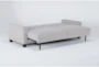 Pascal II Light Gray 91" Queen Convertible Sofa Sleeper - Side
