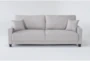 Pascal II Light Gray 91" Queen Convertible Sofa Sleeper - Signature