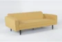 Petula II Mustard 85" Convertible Sleeper Sofa Bed - Side