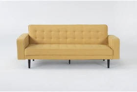 Petula II Mustard 85" Convertible Sofa Bed 