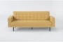 Petula II Mustard 85" Convertible Sofa Bed  - Signature