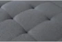Petula II Slate Grey 85" Convertible Futon Sleeper Sofa Bed - Material