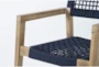 Crew Navy Outdoor Dining Chair - Detail