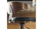 Skyline Brown Adjustable Swivel Bar Stool - Detail