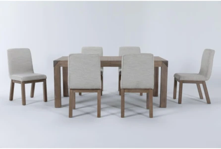 Luis Dining With Upholstered Chairs Set For 6 - Main