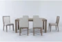 Luis Dining With Upholstered And Wood Back Chairs Set For 6 - Signature
