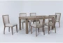 Luis Dining With Wood Back Chairs Set For 6 - Side