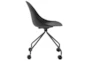 Rimmel Black Rolling Office Desk Chair - Detail