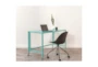 Rimmel Black Rolling Office Desk Chair - Detail