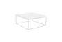 Riley White Square Coffee Table - Detail