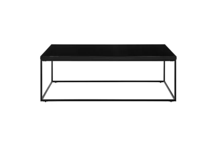 Black Rectangle Contemporary Coffee, Small Black Rectangle Coffee Table