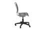 Oslo Black And Aluminum Low Back Bungee Desk Chair - Detail