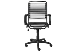 Oslo Black And Graphite High Back Bungee Desk Chair