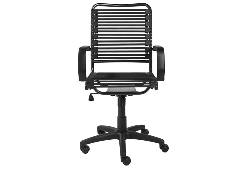 Oslo Black And Graphite High Back Bungee Desk Chair - 360