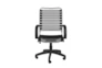 Oslo Black And Aluminum High Back Bungee Desk Chair - Signature