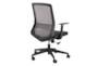 Rivkin Grey Adjustable Arm Desk Chair - Detail