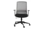 Rivkin Grey Adjustable Arm Desk Chair - Signature