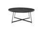 Weldon Small Black Round Coffee Table - Detail