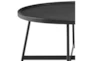 Weldon Small Black Round Coffee Table - Detail